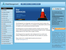 Tablet Screenshot of chiralmanagement.com